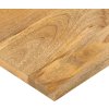 Stolní deska 100x50x2,5 cm obdélníková masivní akáciové dřevo [371591] (Barva Mangovníkové dřevo (dubová povrchová úprava))