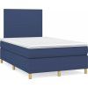 Box spring postel s matrací 120x190 cm textil [3269916] (Barva Světle šedá)