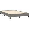 Box spring postel s matrací 120x190 cm textil [3269752] (Barva Tmavě šedá)