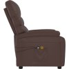 Elektrické masážní křeslo umělá kůže [3073679] (Barva Hnědá)