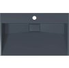 Umyvadlo 60x38x11 cm minerální/mramorový kompozit [155985] (Barva Antracitová)