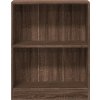 Knihovna 60 x 24 x 76 cm kompozitní dřevo [800863] (Barva šedá s vysokým leskem)