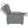 Elektrické masážní křeslo textil [3073812] (Barva Světle šedá)