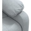 Elektrické masážní křeslo textil [3073812] (Barva Světle šedá)