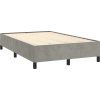 Box spring postel s matrací 120x190 cm samet [3269704] (Barva Tmavě šedá)