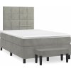 Box spring postel s matrací 120x190 cm samet [3270471]