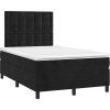 Box spring postel s matrací 120x190 cm samet [3270019] (Barva Světle šedá)