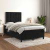 Box spring postel s matrací 120x190 cm samet [3270019] (Barva Světle šedá)