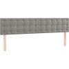 Box spring postel s matrací 120x190 cm samet [3270019] (Barva Světle šedá)