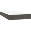 Box spring postel s matrací 120x190 cm samet [3270019] (Barva Světle šedá)