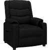Polohovací křeslo umělá kůže [348042] (Barva Černá)