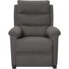Elektrické masážní křeslo textil [3098976] (Barva Tmavě šedá)