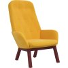 Relaxační křeslo hořčicově samet [341218] (Barva Světle šedá)