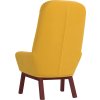 Relaxační křeslo hořčicově samet [341218] (Barva Světle šedá)