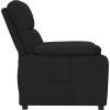 Polohovací křeslo textil [289664] (Barva Černá)
