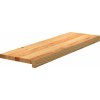 Nášlapy na schody 20 ks světle hnědé 80x30x2 cm masivní dub [3282948] (Barva Přírodní)