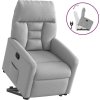 Zvedací polohovací křeslo textil [3303033] (Barva Tmavě šedá)