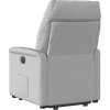Zvedací polohovací křeslo textil [3303033] (Barva Tmavě šedá)