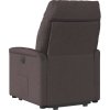 Zvedací polohovací křeslo textil [3303033] (Barva Tmavě šedá)