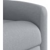 Zvedací polohovací křeslo textil [3303033] (Barva Tmavě šedá)