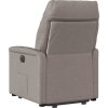 Zvedací polohovací křeslo textil [3303033] (Barva Tmavě šedá)