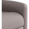 Zvedací masážní polohovací křeslo textil [3303044] (Barva Černá)