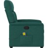 Masážní polohovací křeslo textil [4015558] (Barva Tmavě zelená)