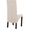 Jídelní židle 6 ks textil [160792] (Barva Béžová)