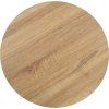 Bistro stolek tmavě hnědý 50 cm MDF [286418] (Barva světle hnědá a černá)