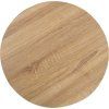 Bistro stolek tmavě hnědý 50 cm MDF [286418] (Barva světle hnědá a černá)