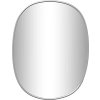 Nástěnné zrcadlo 30 x 25 cm [348209] (Barva Stříbrná)