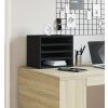 Organizér na stůl 36 x 26 x 29,5 cm [848046] (Barva Černá)