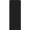 Nástěnná skříňka 69,5 x 34 x 90 cm kompozitní dřevo [834987] (Barva Černá)