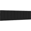 Polštář na čelo postele Hanko 180 cm textil [4019179] (Barva Černá)
