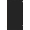 Příborník 70 x 35,5 x 67,5 cm kompozitní dřevo [816185] (Barva Černá)