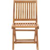 Skládací zahradní židle s poduškami 4 ks masivní teak [3072809] (Barva Krémová)