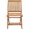 Skládací zahradní židle s poduškami 4 ks masivní teak [3072809] (Barva Krémová)
