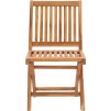 Skládací zahradní židle s poduškami 8 ks masivní teak [3072868] (Barva Černá)