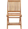 Skládací zahradní židle s poduškami 8 ks masivní teak [3072868] (Barva Černá)