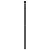 Kovové náhradní čelo postele 107 cm [353469] (Barva Černá)