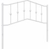 Kovové náhradní čelo postele 107 cm [373868] (Barva Bílá)