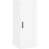Skříň highboard 34,5 x 34 x 180 cm kompozitní dřevo [3199115] (Barva Bílá s vysokým leskem)