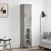 Skříň highboard 34,5x34x180 cm kompozit [3199050] (Barva Černá)
