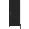 Skříň highboard 34,5x34x180 cm kompozit [3199050] (Barva Černá)