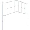 Kovové náhradní čelo postele 100 cm [373867] (Barva Bílá)