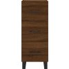 Skříň highboard 34,5x34x180 cm kompozit [3199258] (Barva Černá)