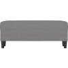 Lavice 100 x 35 x 41 cm textil [349408] (Barva Tmavě šedá)