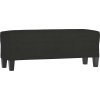 Lavice 100 x 35 x 41 cm textil [349455] (Barva Černá)