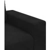 Křeslo 100x78x80 cm samet [4105103] (Barva Černá)