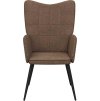 Relaxační židle textil [327944] (Barva Hnědá)
